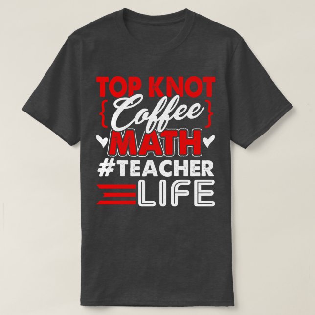 Camiseta Professora de Matemática do Alto Nó Café Matemátic (Frente do Design)