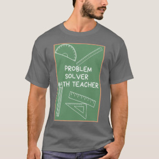 Camiseta Professora de matemática do solucionador de proble
