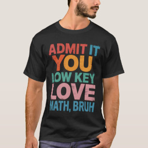 Camiseta Professora de Matemática Garota engraçada