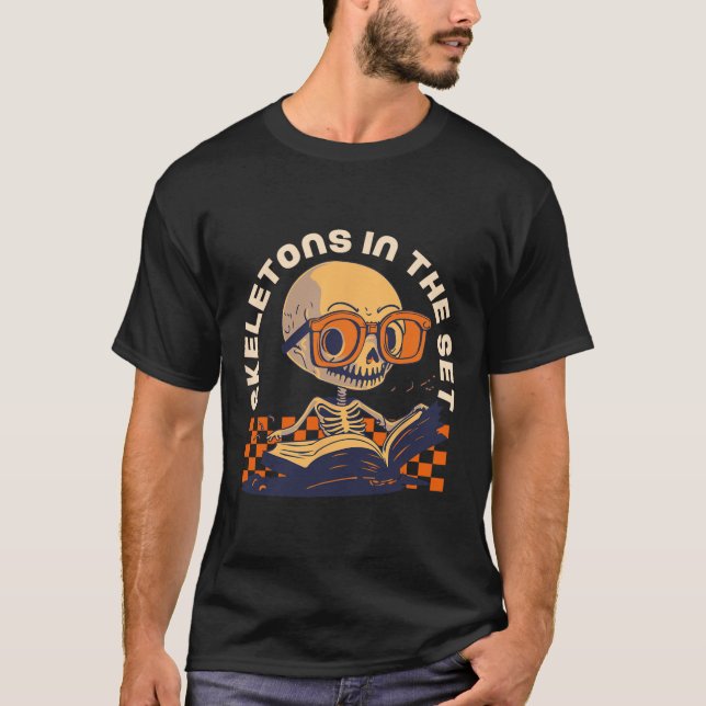 Camiseta Professora de Matemática Halloween Comstume Cai Pu (Frente)