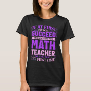 Camiseta Professora de Matemática Mulheres