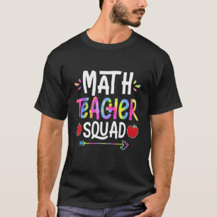 Camiseta Professora De Matemática No Primeiro Dia Da Escola