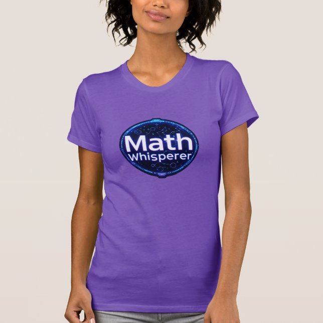 Camiseta Professora de Matemática Whisperer (Frente)