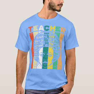 Camiseta Professora de Mulher Negra Depois do Mês da Histór