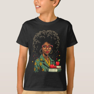 Camiseta Professora de Mulher Negra Depois do Mês da Histór