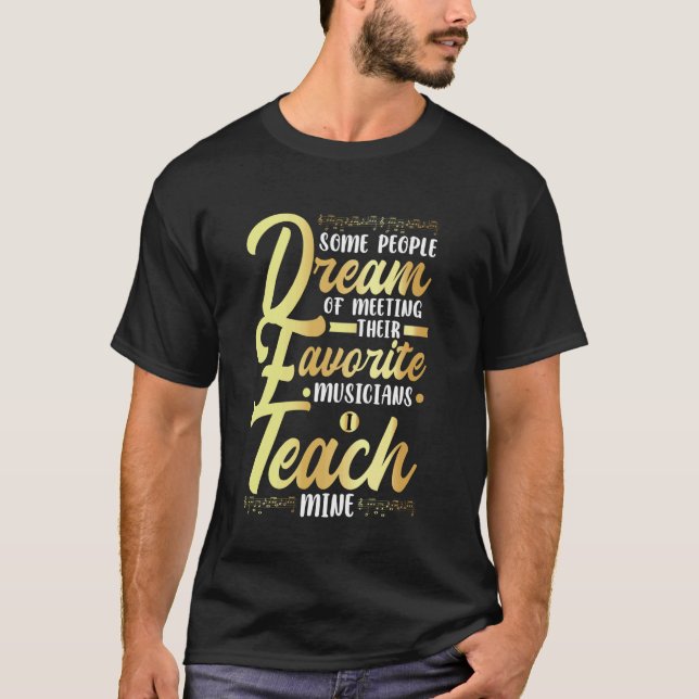 Camiseta Professora de Música (Frente)