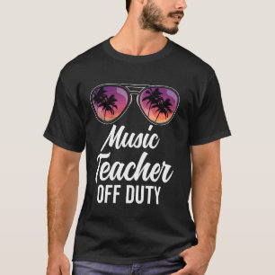 Camiseta Professora De Música De Dar Óculos De Sol Praia Su