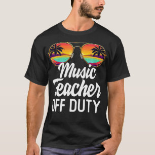 Camiseta Professora De Música De Dar Óculos De Sol Praia Su
