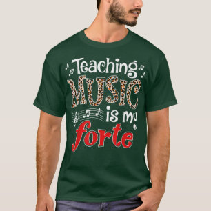 Camiseta Professora De Música Ensinando Música É Meu Lov De