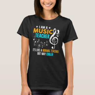 Camiseta Professora de Música Legal Professora de Música