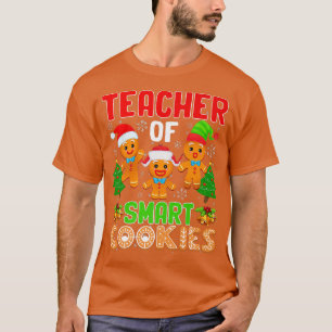 Camiseta Professora De Papais noeis Smart Cookies Ginger Pr