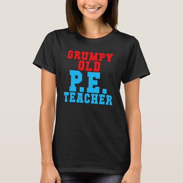 Camiseta Professora De Pe Velha E Grumpy (Frente)