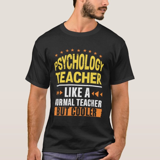 Camiseta Professora De Psicologia Como Professora Normal Ma (Frente)