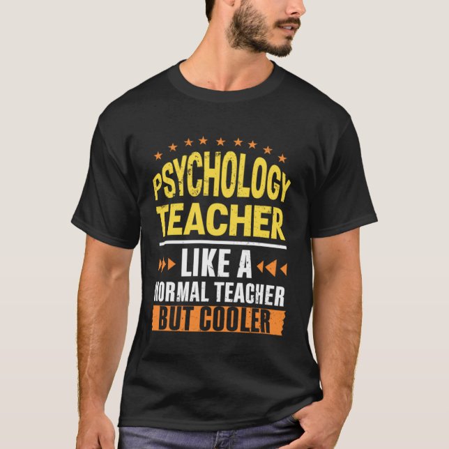 Camiseta Professora De Psicologia Como Professora Normal Ma (Frente)