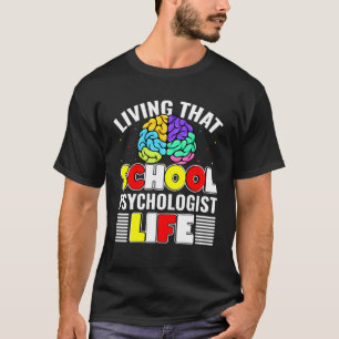 Camiseta Professora de Psicologia Escolar Estudos de Psicol
