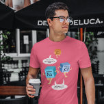 Camiseta Professora de Química Colaboradora Colaboradora Ga<br><div class="desc">Abrace seu nerd científico interno com essa camiseta química espirituosa que certamente provocará reações onde quer que você vá. Com um trocadilho de mesa periódico inteligente, esta camisa combina humor e educação em um único pacote de na moda. A design mostra símbolos de elementos cuidadosamente arranjados que soletram um quip...</div>