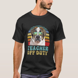 Camiseta Professora De Rua Engraçada De Dever. Bernard Dog