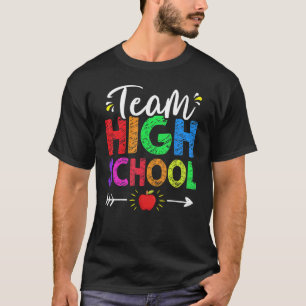 Camiseta Professora De Segundo grau Da Equipe De Volta À Es