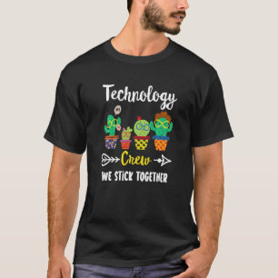 Camiseta Professora de Tecnologia da Equipe de Cactus da Eq