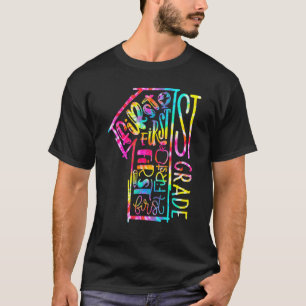 Camiseta Professora De Tipografia Do Primeiro Grau Tie Dye