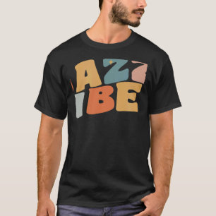 Camiseta Professora de Vibrações de Jazz Retro Mulheres Cri