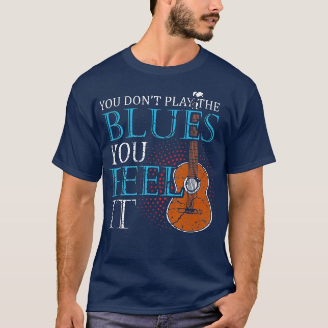 Camiseta Professora de Violão da Banda de Música Blues (Frente)
