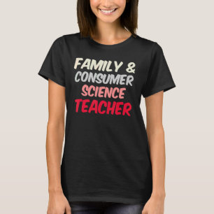 Camiseta Professora De Volta À Família Escolar E Ciência Do