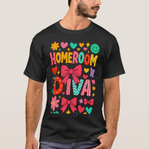 Camiseta Professora Diva de Sala de Aula Fofo Volta às Aula