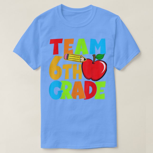 Camiseta Professora do 1º ano do 6 da Equipe Professora do  (Frente do Design)