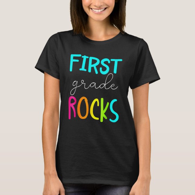 Camiseta Professora do 1º ano do Time Rocks 1rua (Frente)