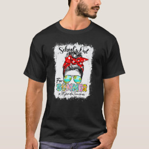 Camiseta Professora do 1º Ano Fim das Aulas para o Verão Co