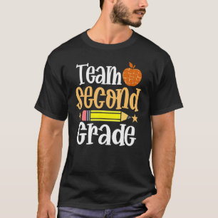 Camiseta Professora Do 1º Dia Do Ensino Da Equipe