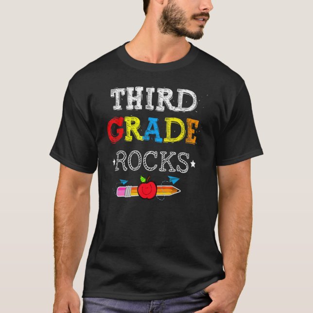 Camiseta Professora do 3º ano do Time Rocks 2 (Frente)