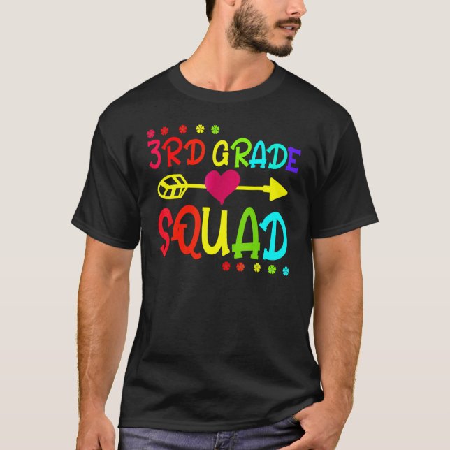 Camiseta Professora Do 3º Ciclo Do Professor De Volta A Sch (Frente)