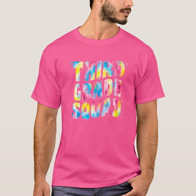Camiseta Professora Do 3º Grau Da Esquadra Para Meninas Tie (Frente)