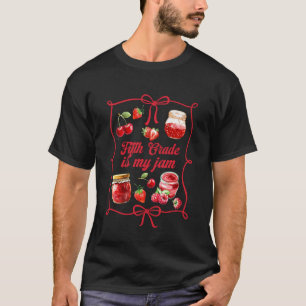 Camiseta Professora do 5º ano Esquadra Morango Quinta série