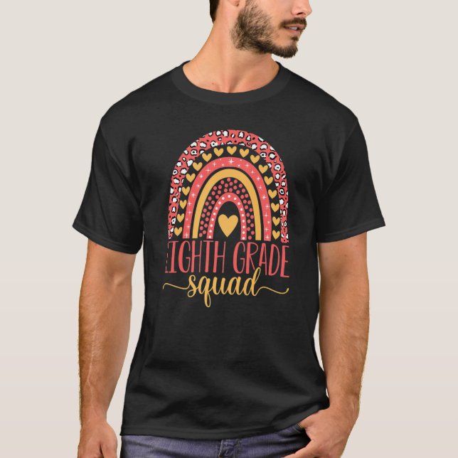 Camiseta Professora do 8º ano da Equipe de Esquadrão do 8º  (Frente)