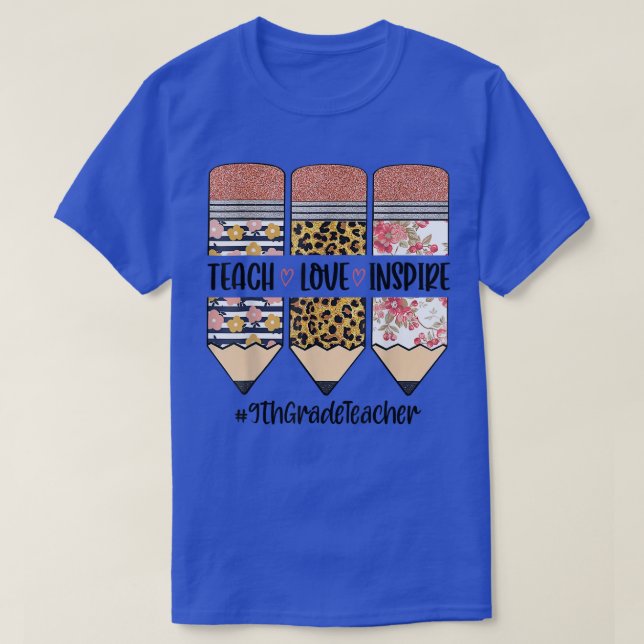 Camiseta Professora Do 9º Ciclo De Volta Ao Ensino Ensino E (Frente do Design)