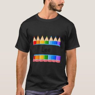 Camiseta Professora do Colégio Nome do Estudante Lee Kinder