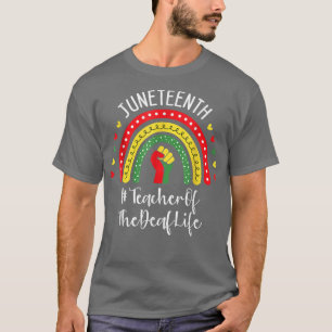 Camiseta Professora Do Deficientes Auditivos E Celebrando O
