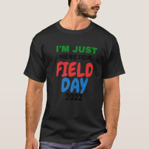 Camiseta Professora do Dia de Campanha Escolar Estou aqui p
