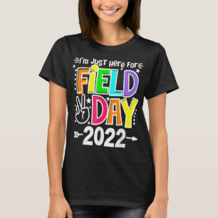 Camiseta Professora do Dia de Campanha Escolar Estou aqui p