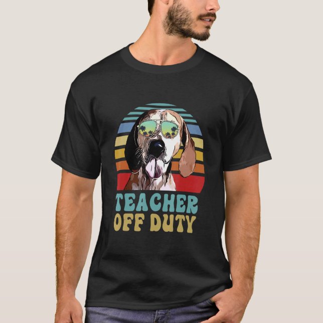 Camiseta Professora Do Duty American English Coonhound Dog  (Frente)