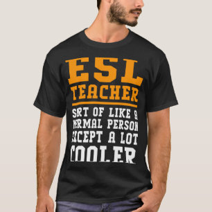 Camiseta Professora do ESL Definição de Língua Inglesa