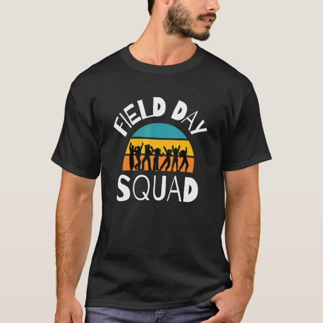 Camiseta Professora Do Esquadrão Do Dia De Campo No Dia Pas (Frente)