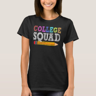 Camiseta Professora Do Esquadrão Universitário De Volta À E
