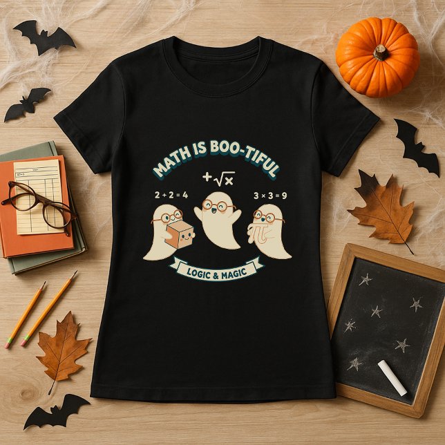 Camiseta Professora Do Halloween Que Deu Matemática É Um Fa (Criador carregado)