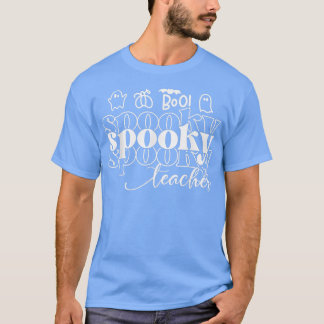 Camiseta Professora Do Halloween Sapatinho Ou Ensino De Ens