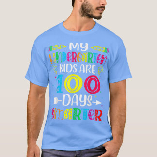 Camiseta Professora do infantário 100 dias mais inteligente