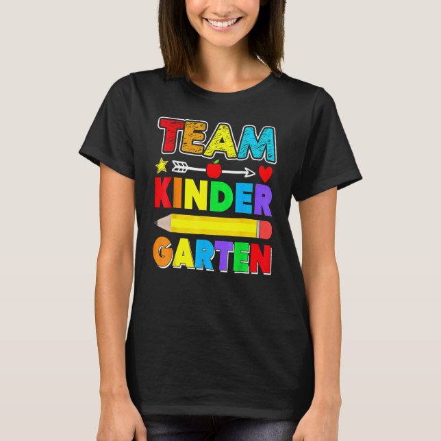 Camiseta Professora do infantário da Equipe Apple Study Fil (Frente)